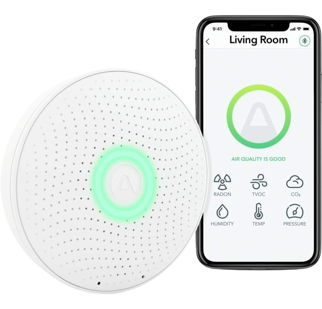 Blanco Airthings Wave Plus Air Quality Monitor.1