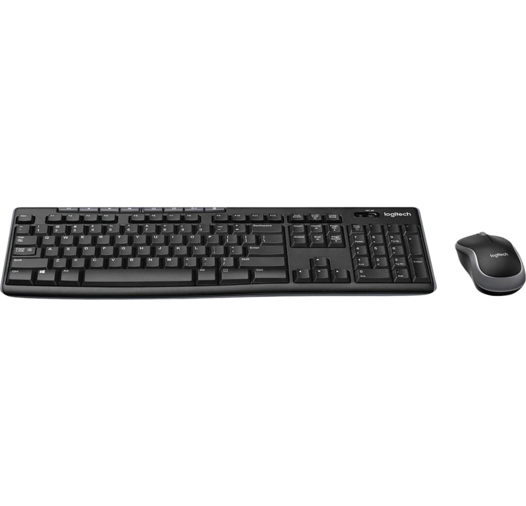 Black Logitech Wireless Combo MK270 Keyboard Mouse.1