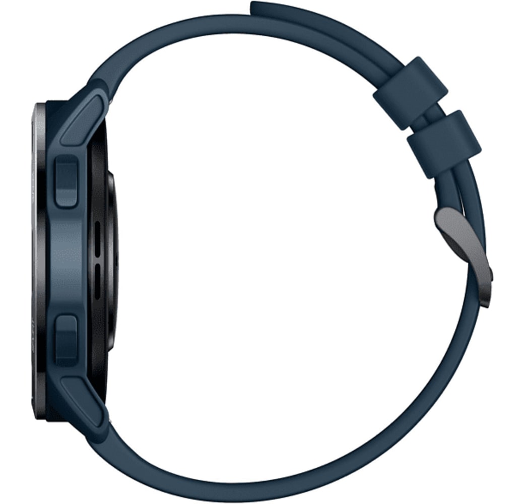 Ocean Blue Xiaomi S1 actieve smartwatch, roestvrijstalen behuizing, 46 mm.4