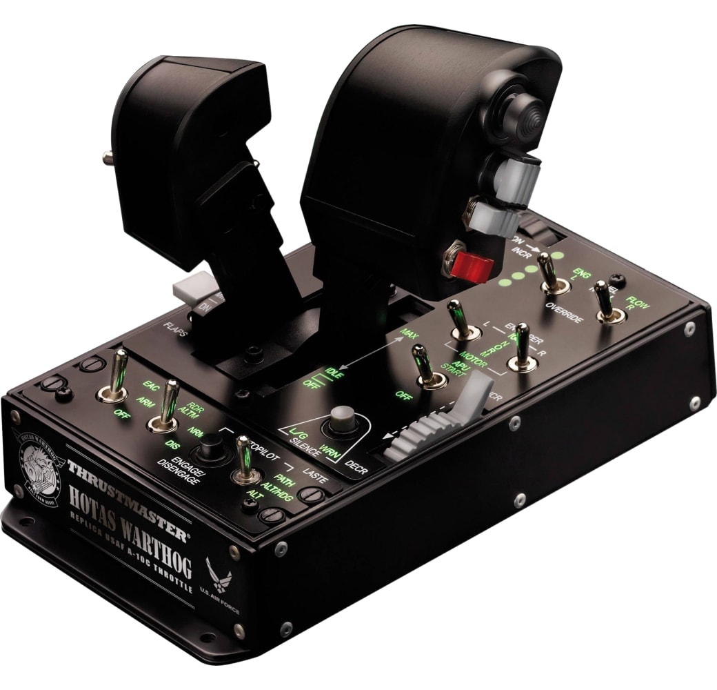 Black Thrustmaster Hotas Warthog Dual Throttle Joystick.1