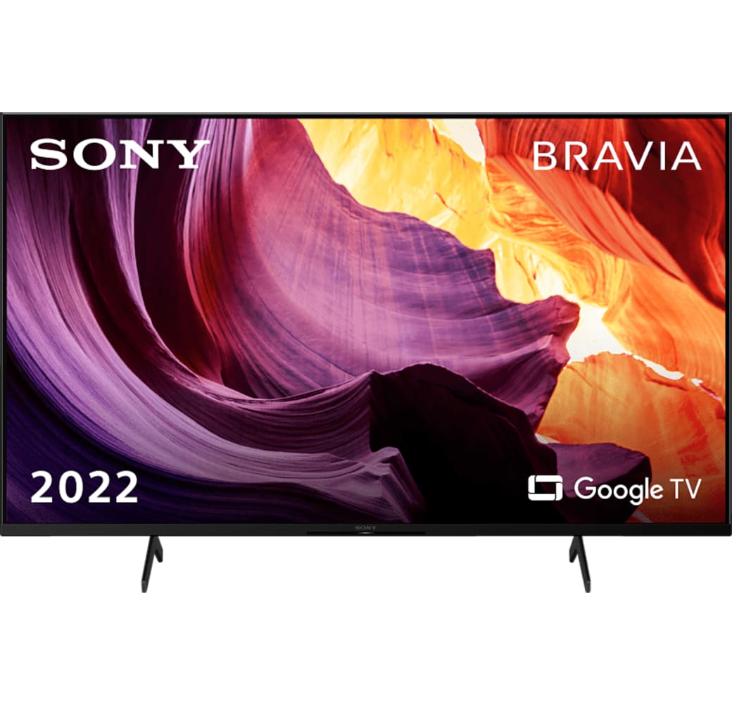 Schwarz Sony TV 50" KD-50X80KAEP.1