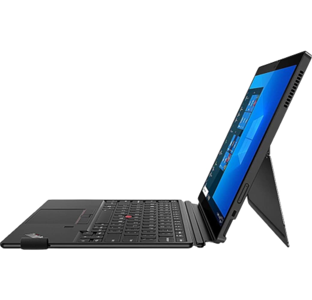 Black Lenovo Tablet, ThinkPadX12 Detachable with Keyboard and Pen - WiFi - Windows - 256GB.2