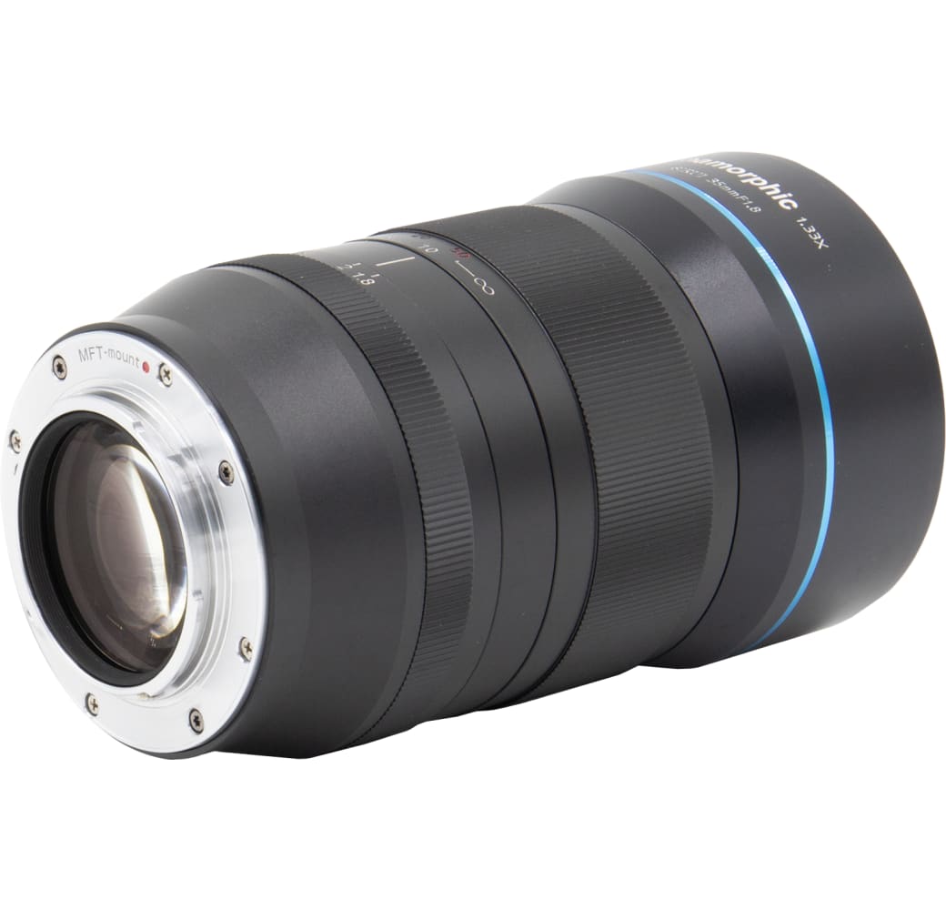 Black Sirui 35mm f/1.8 1.33X Anamorphic Lens Micro Four Thirds mount.4