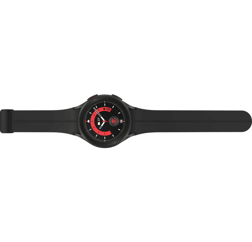 Black Titanium Samsung Galaxy Watch5 Pro LTE SmartWatch, Titangehäuse, 45 mm.5