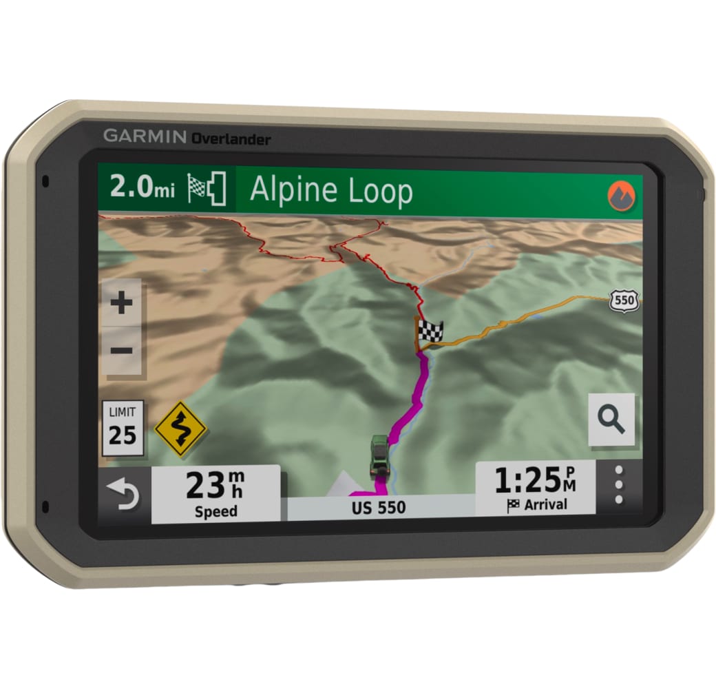 Schwarz Garmin Overlander GPS All-Terrain Navi.1