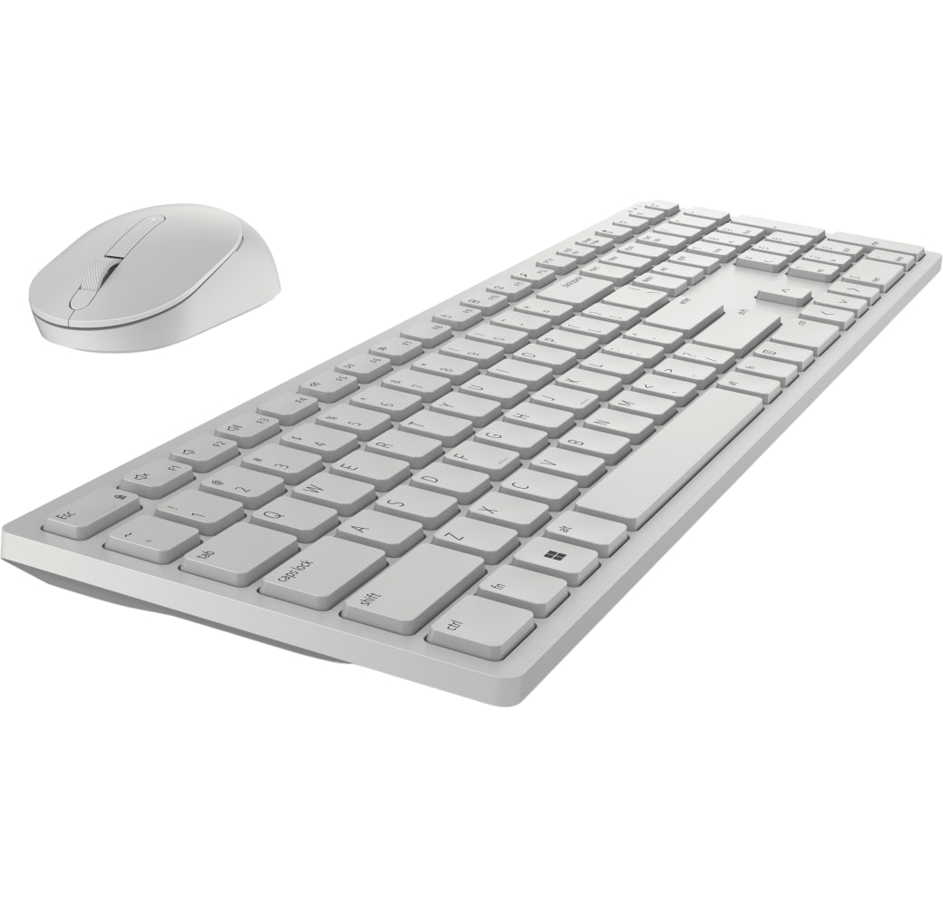 Weiß Dell Pro Wireless Tastatur und Maus.1