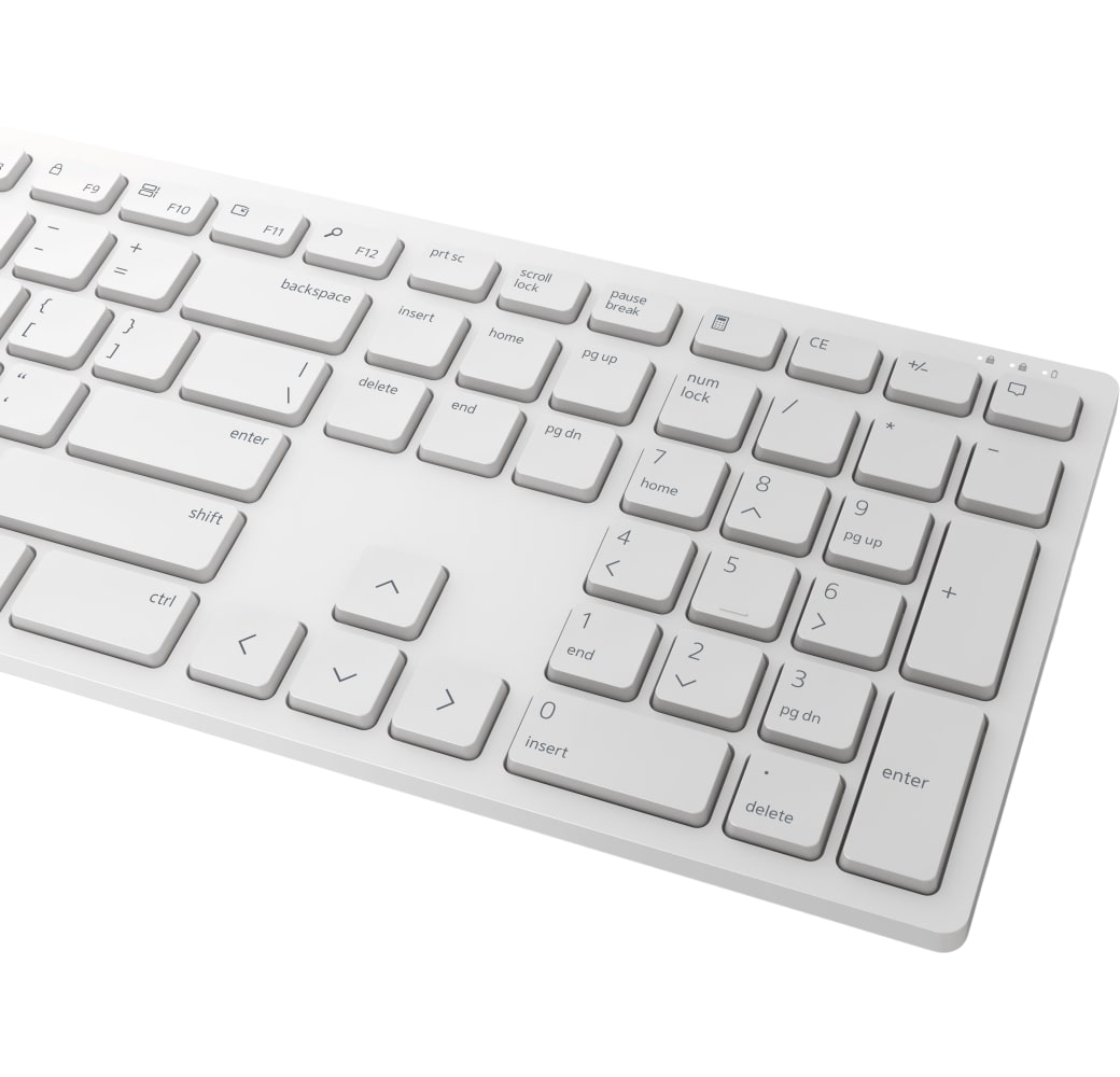 Weiß Dell Pro Wireless Tastatur und Maus.3