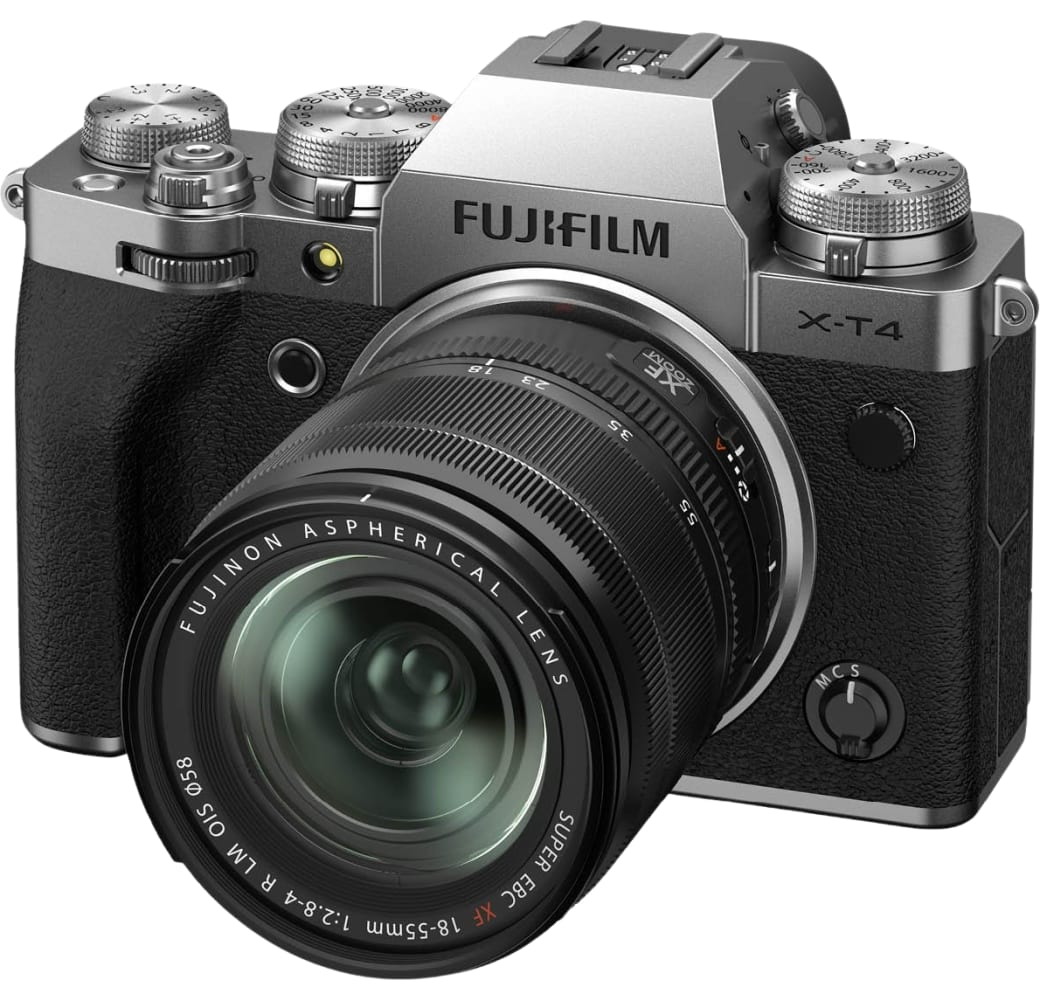 Silber Fujifilm X-T4 + XF 18-55mm f/2.8-4 R LM OIS Kit.1