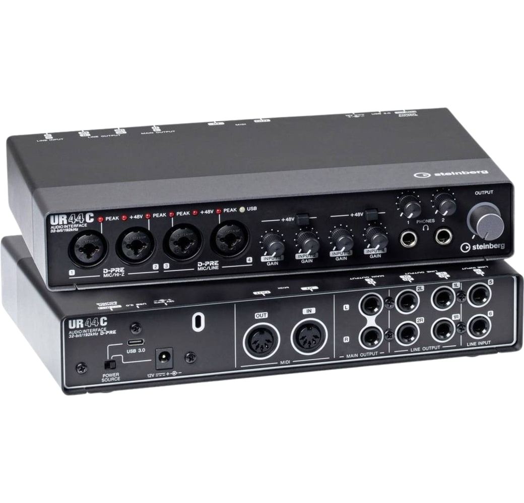 Zwart Steinberg UR44C Audio Interface.1