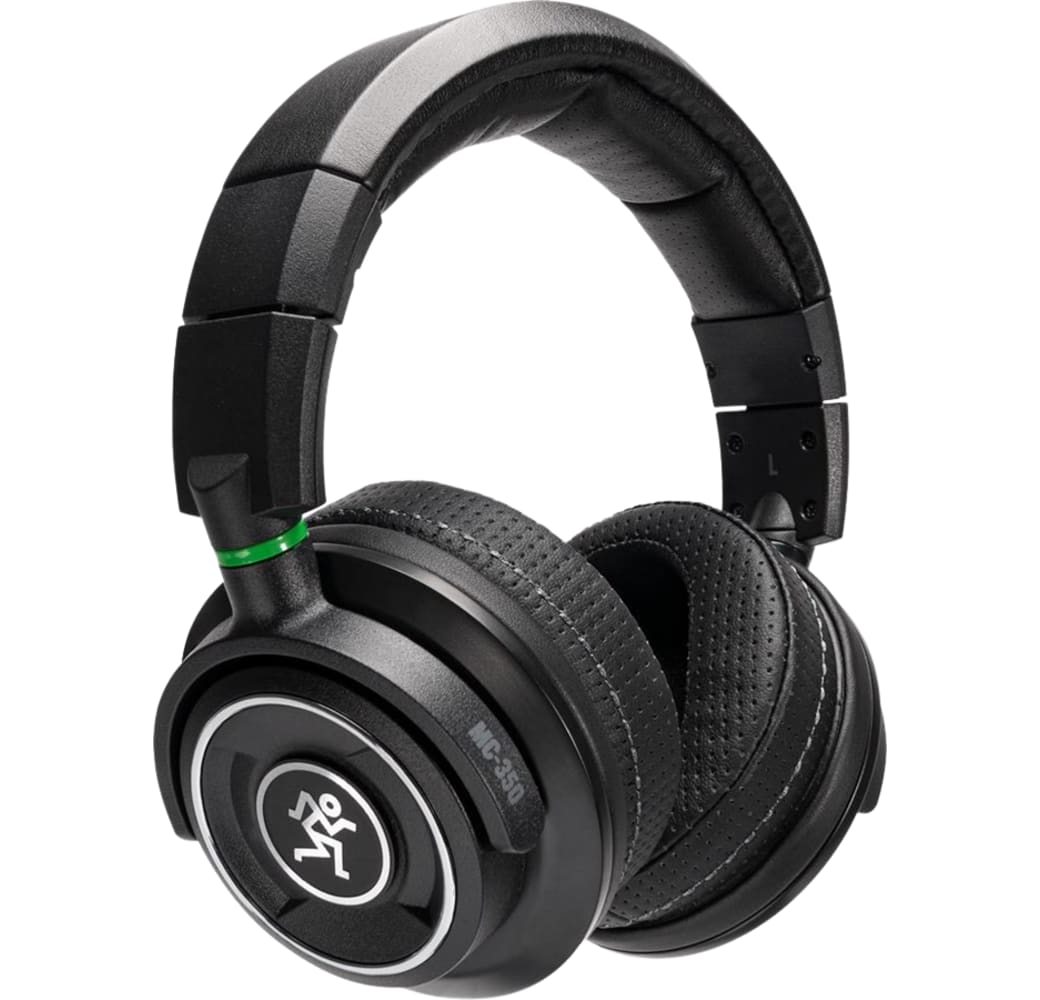 Negro Auriculares profesionales de retroceso de Mackie MC-350.2