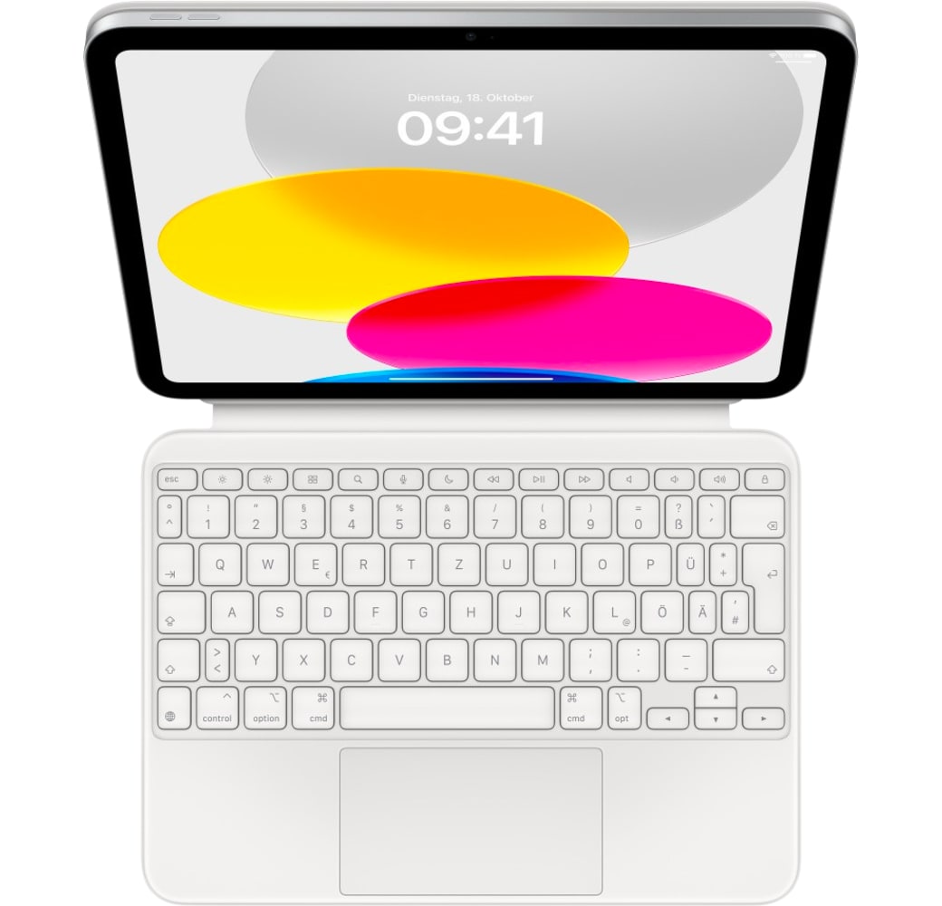 Blanco Magic Keyboard Folio para iPad (10. Generación) – QWERTZ.4