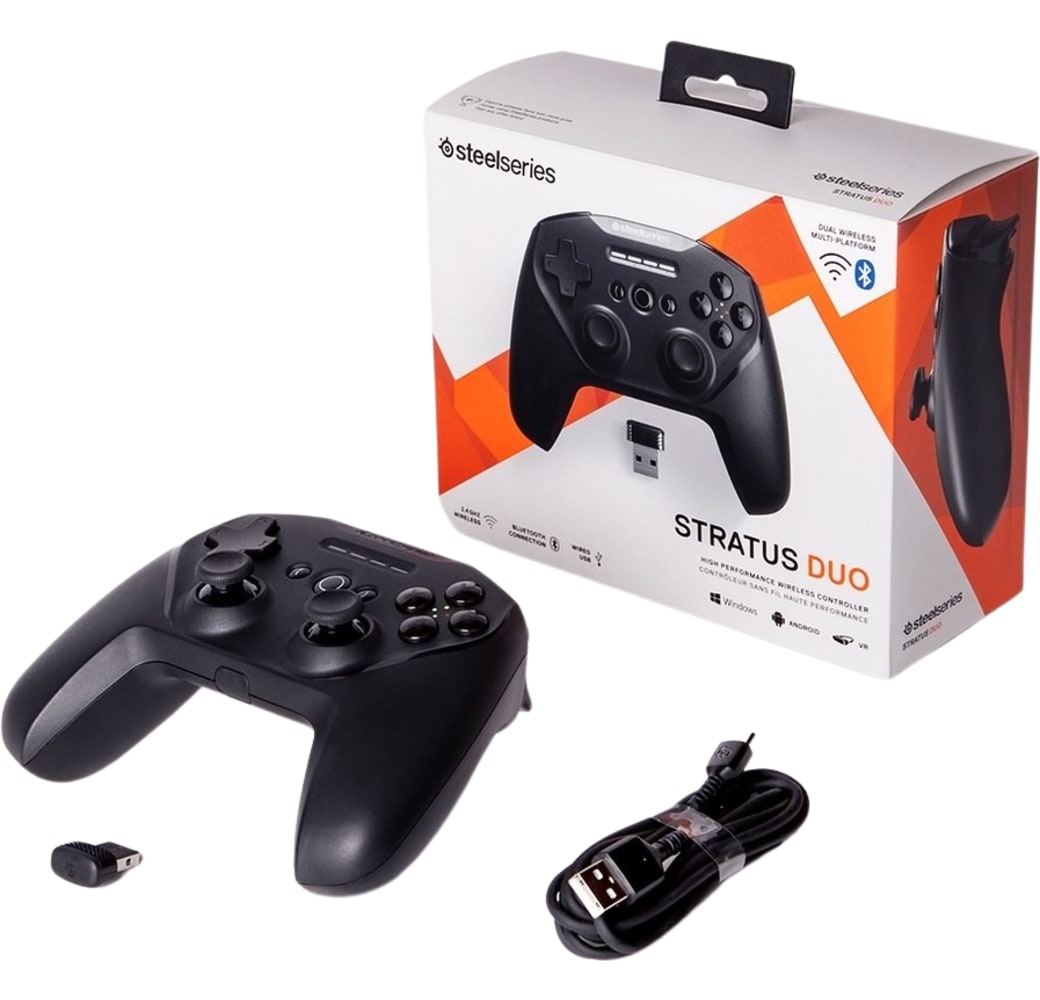 Schwarz SteelSeries Stratus Duo Wireless Gaming Controller.3