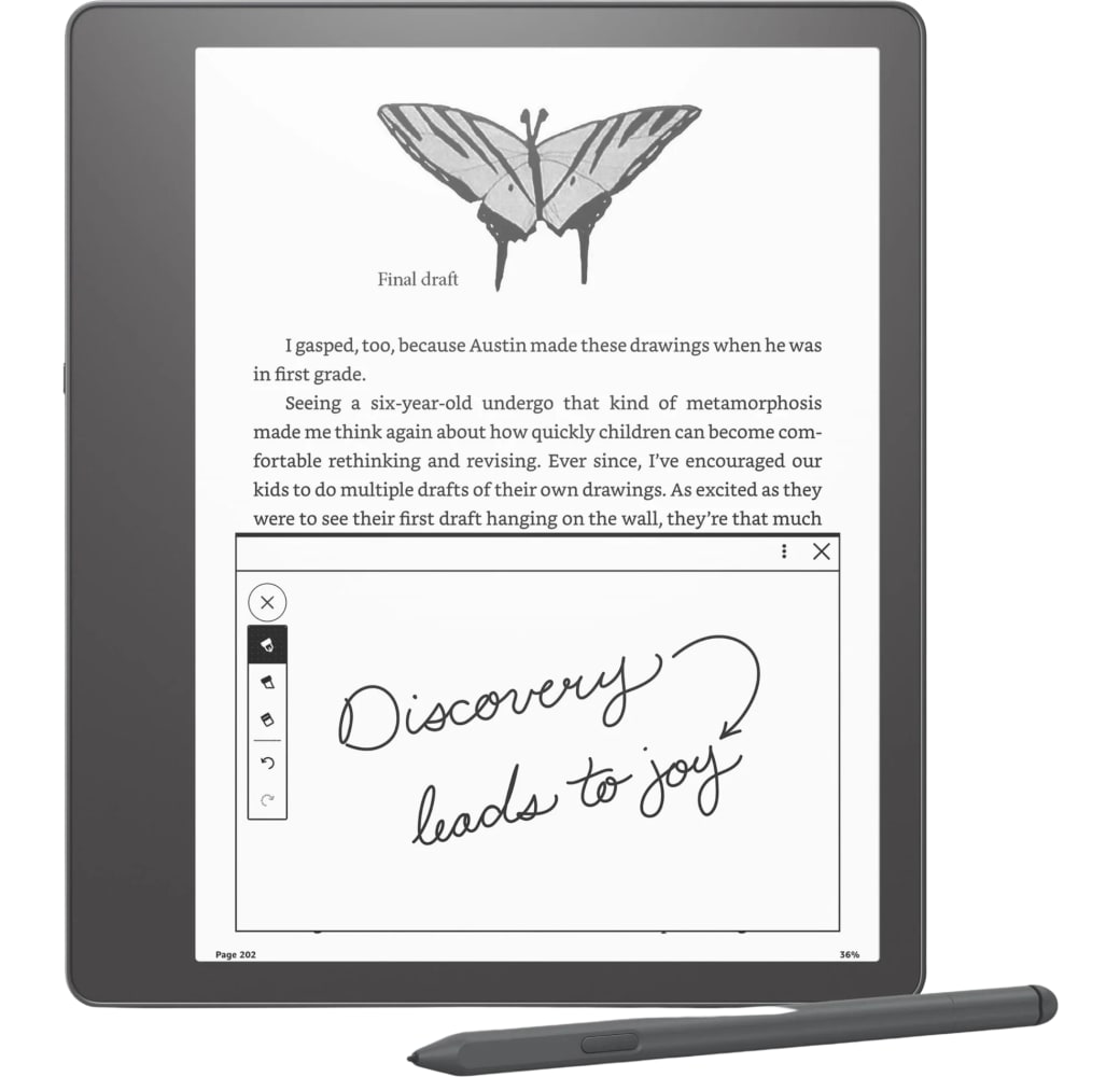 Black Amazon Kindle Scribe with Premium Pen - 10.2" - 16GB.2