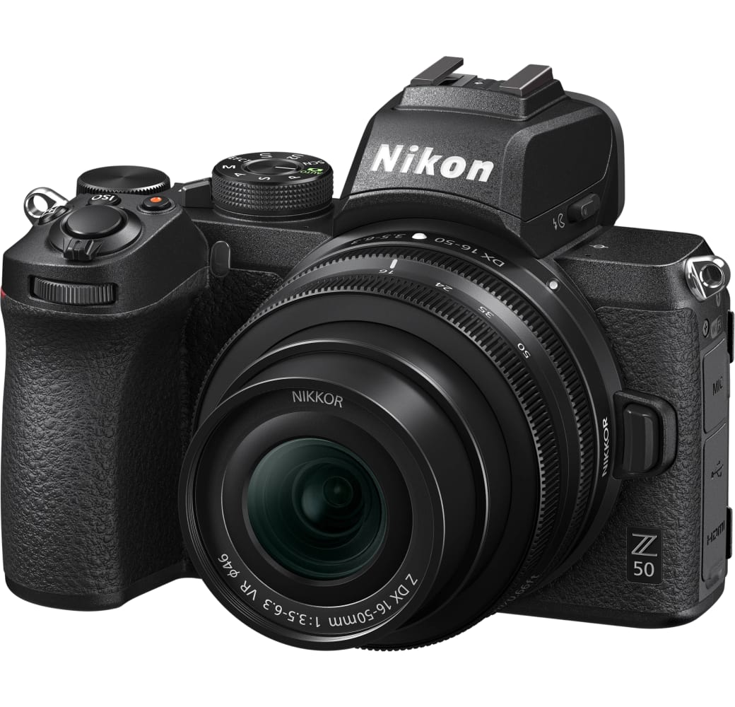 Schwarz Nikon Z50 Vlogger KIT + DX 16-50mm VR.2