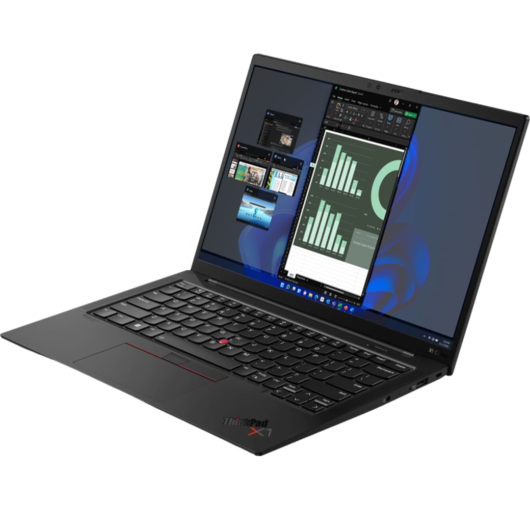 Schwarz Lenovo ThinkPad X1 Carbon 10th Gen Notebook - Intel® Core™ i7-1255U - 16GB - 1TB SSD - Intel® Iris® Xe Graphics.3