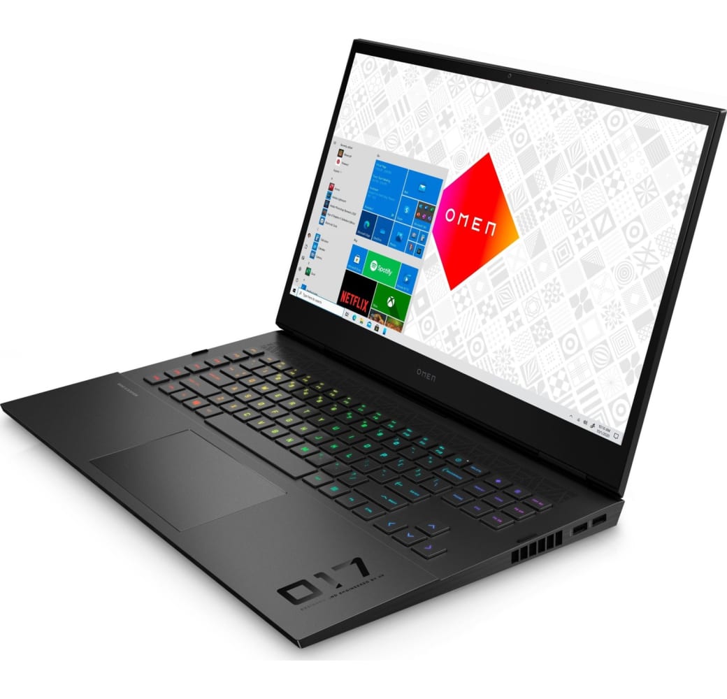 Shadow black HP Omen 17-ck1075ng Gaming Laptop - Intel® Core™ i7-12700H - 16GB - 1TB SSD - NVIDIA® GeForce® RTX 3070 Ti (8GB).3