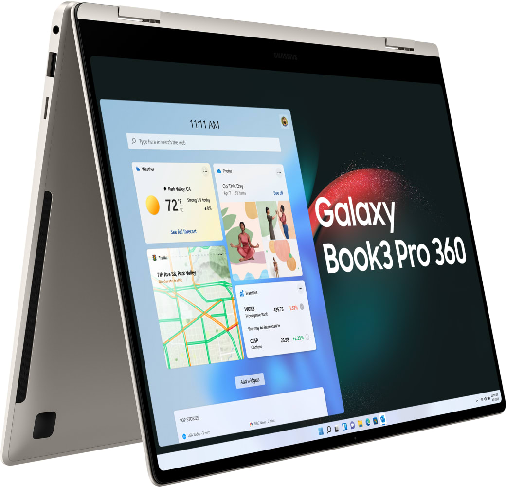 Beige Samsung Galaxy Book3 Pro 360 Laptop - Intel® Core™ i7-1360P - 16GB - 512GB SSD - Intel® Iris® Xe.3