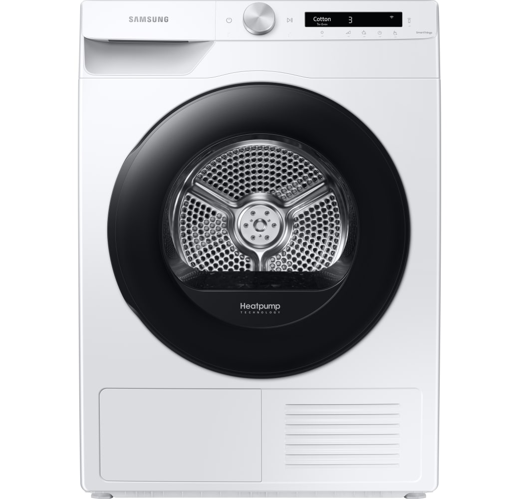 White Samsung  DV-90T5240AW/S2 Heat Pump Tumble Dryer.1