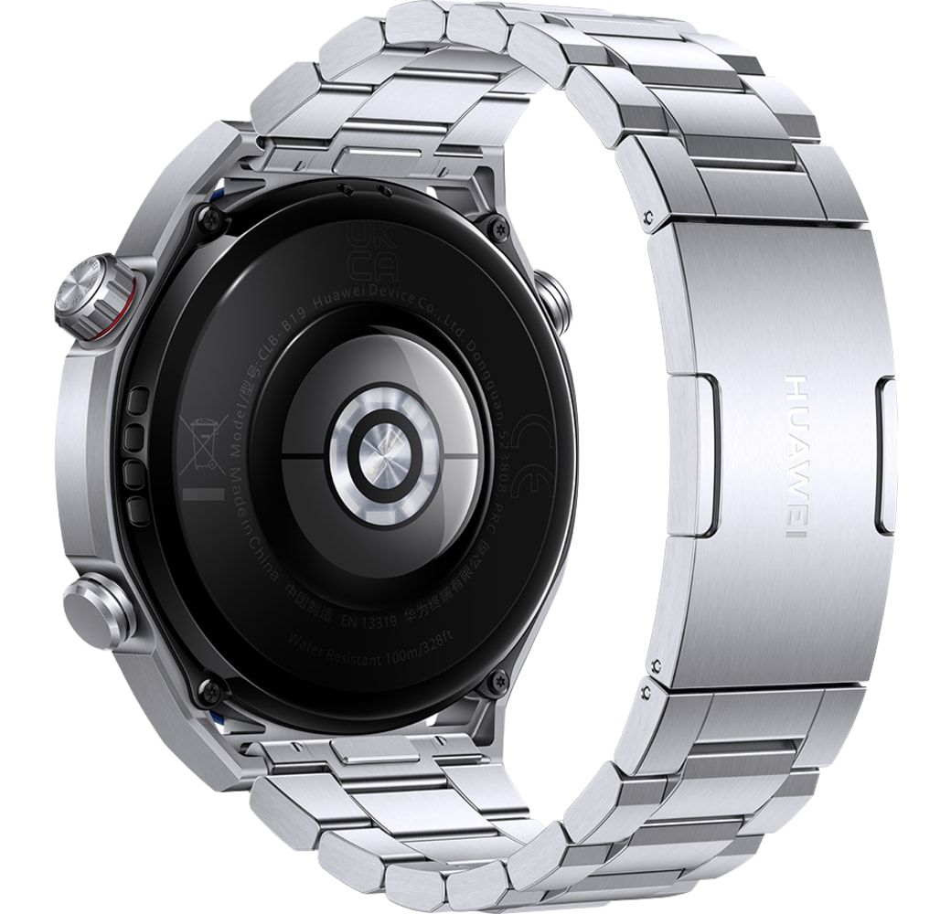 Grijs Huawei Ultimate Smartwatch, roestvrijstalen, 48 mm.3