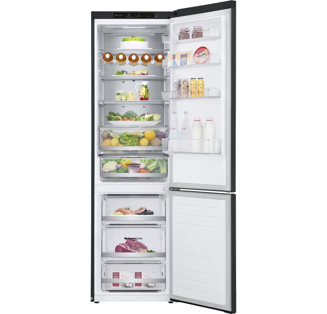 Black LG GBB92MCBAP Fridge Freezer Combo .3