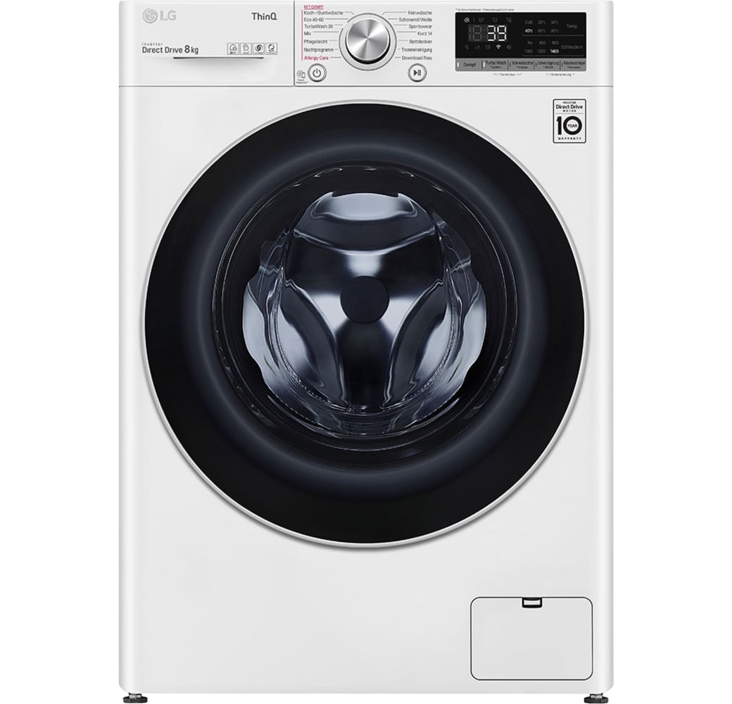 White LG V7W800A Washing Machine.1