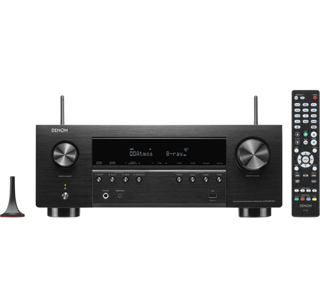 Zwart Denon AVR-S970H Receiver.3