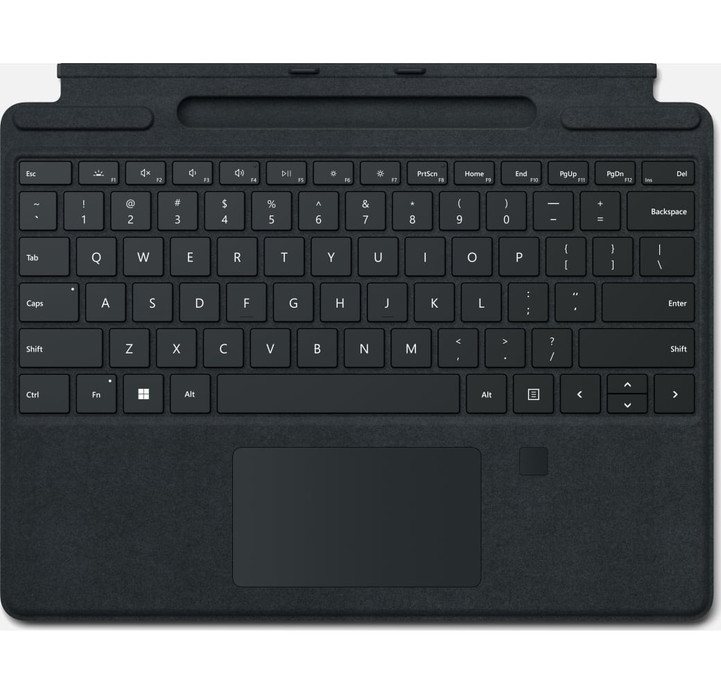 Black Microsoft Surface Pro Signature Keyboard with Fingerprint ID.1