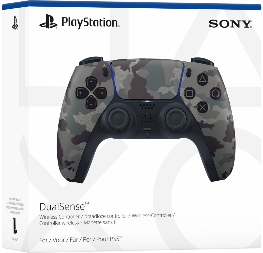 Grey Camo Sony Dualsense Wireless Controller.5