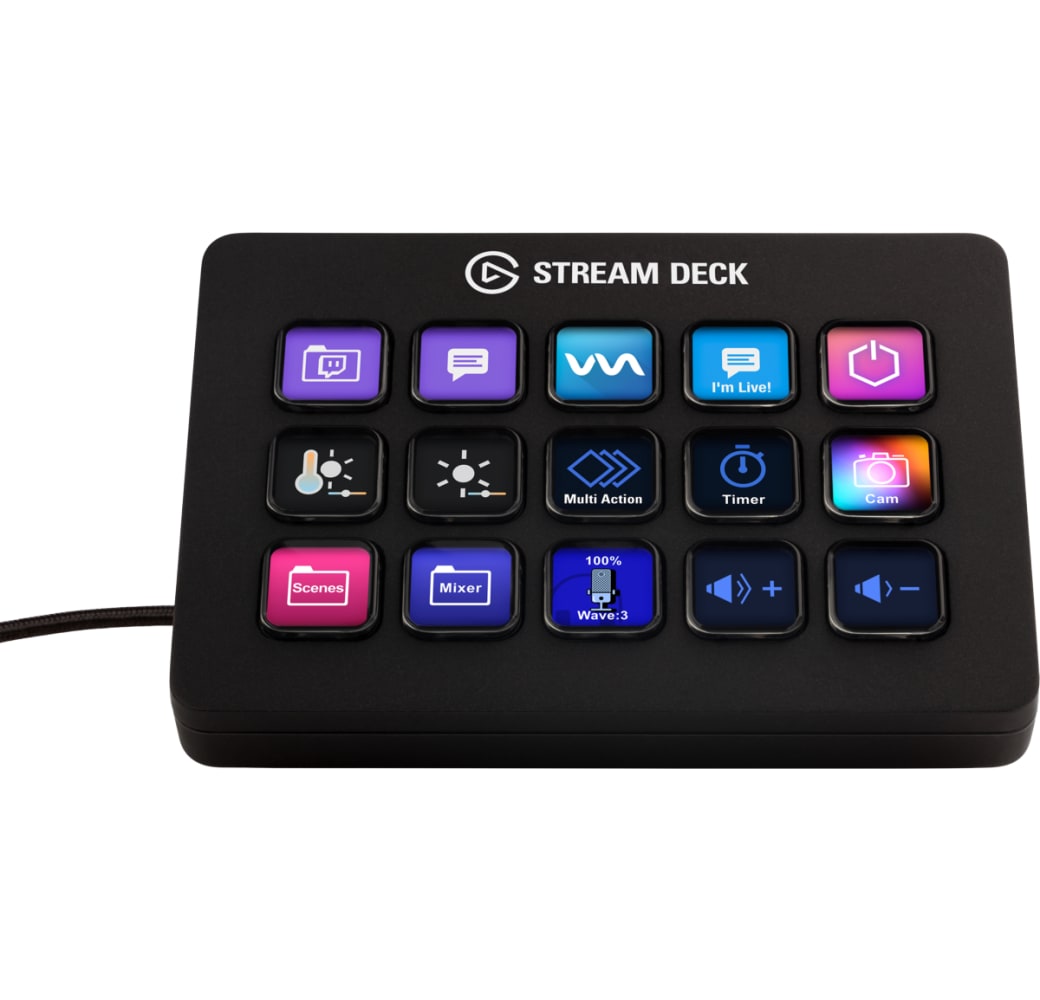 Schwarz Elgato Stream Deck MK.2 Stream-Steuerung.2