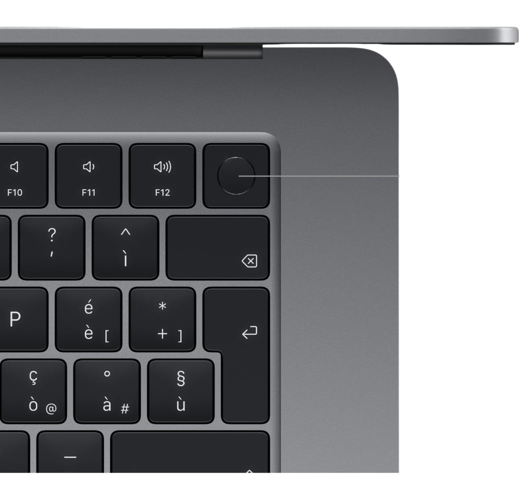 Raumgrau MacBook Air 15" - Apple M2 Chip 8GB Arbeitsspeicher 256GB SSD Integrierte 10-core GPU.4