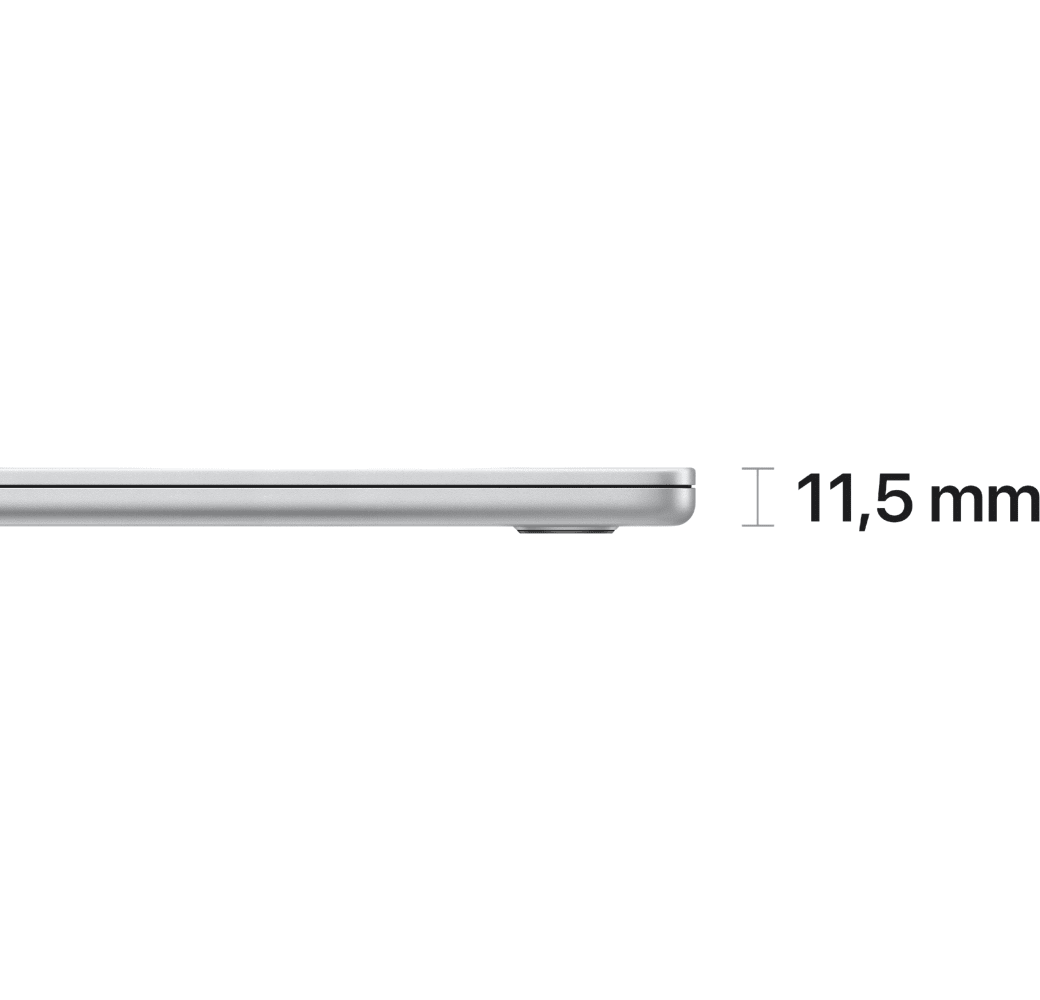 Silber MacBook Air 15" - Apple M2 Chip 8GB Arbeitsspeicher 256GB SSD Integrierte 10-core GPU.3