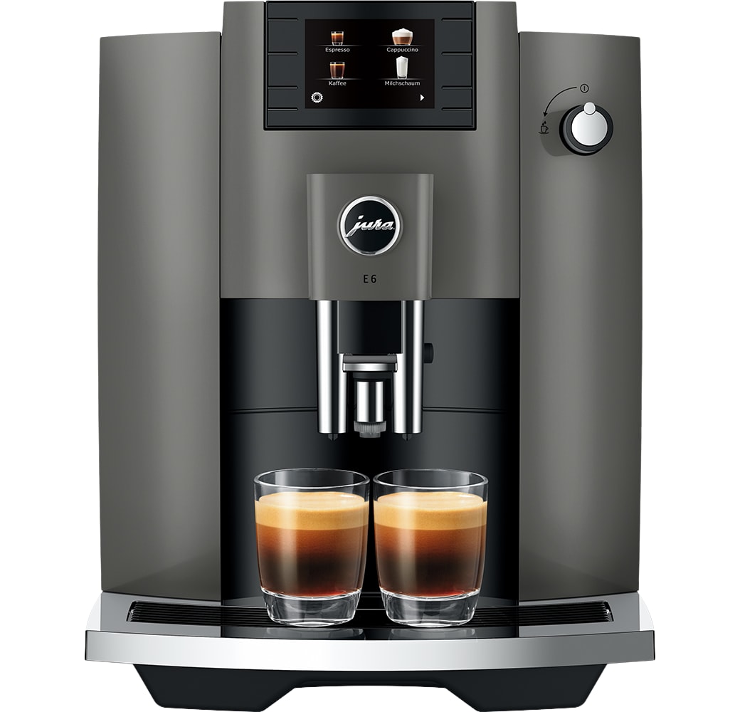 Dark Inox Jura E6 (EC) Coffee Machine.1