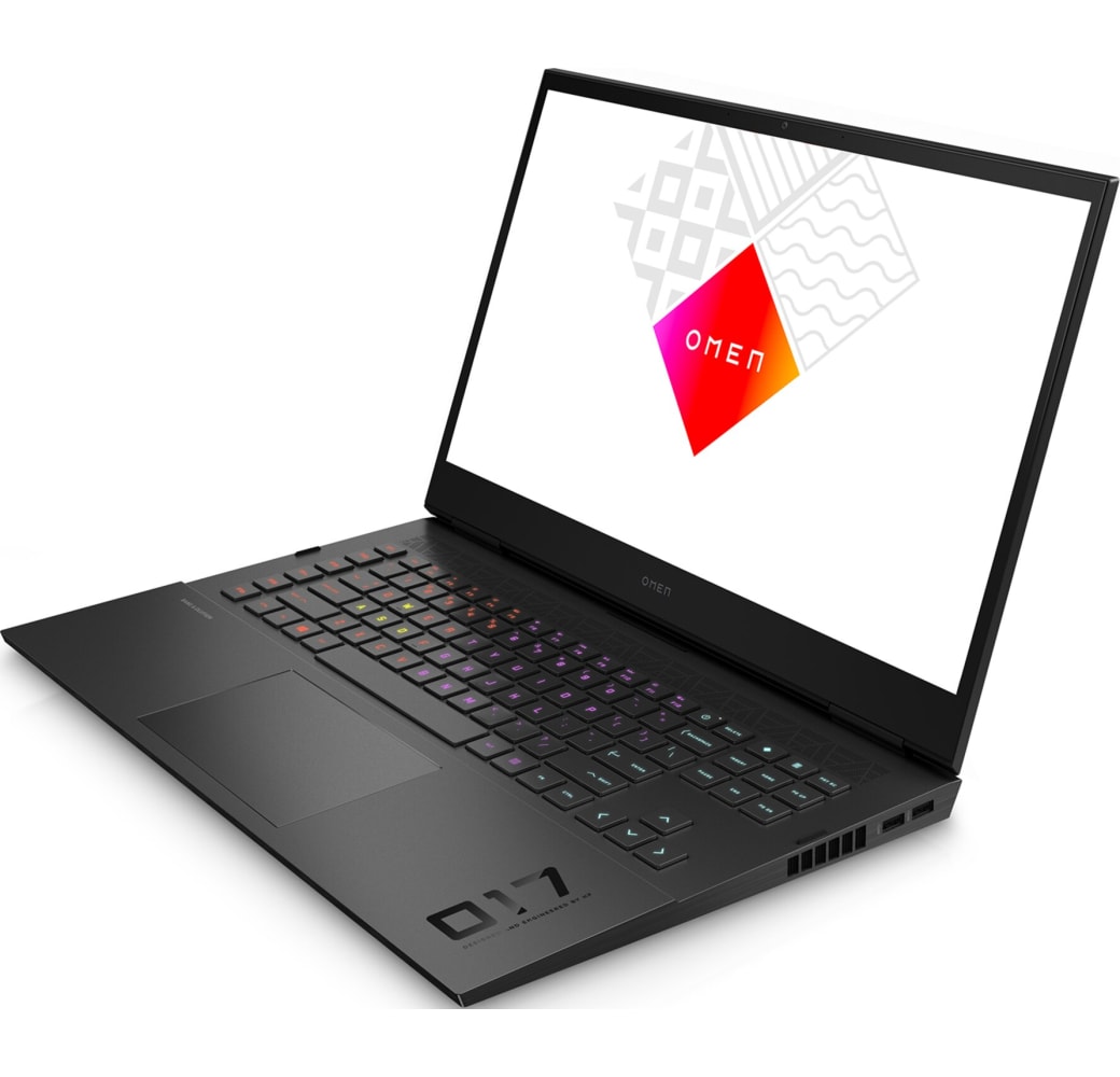 Schwarz HP Omen 17-ck1009nd Gaming Notebook - Intel® Core™ i7-12700H - 16GB - 1TB SSD - NVIDIA® GeForce® RTX 3070 Ti.3