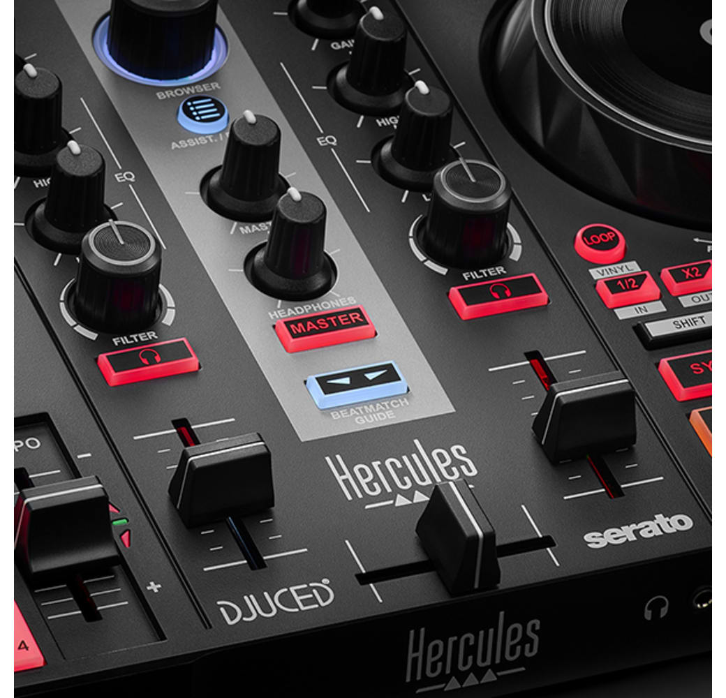 Negro Hercules Inpulse 200 Mk2 DJ Controller.3