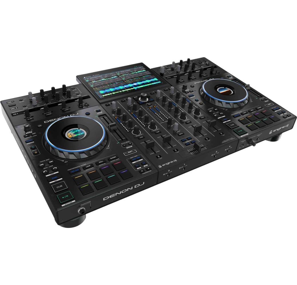 Black Denon Dj Prime 4+ DJ Controller.3