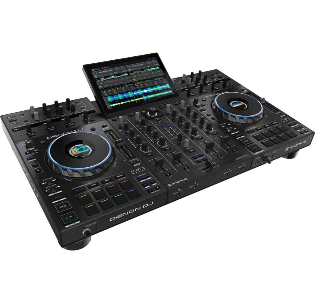 Negro Denon DJ Prime 4+ DJ Controller.4