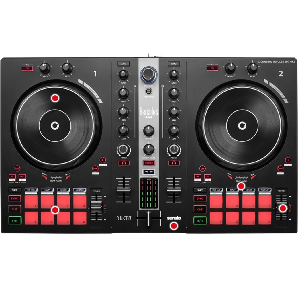 Schwarz Hercules Inpulse 300 Mk2 DJ -Controller.1