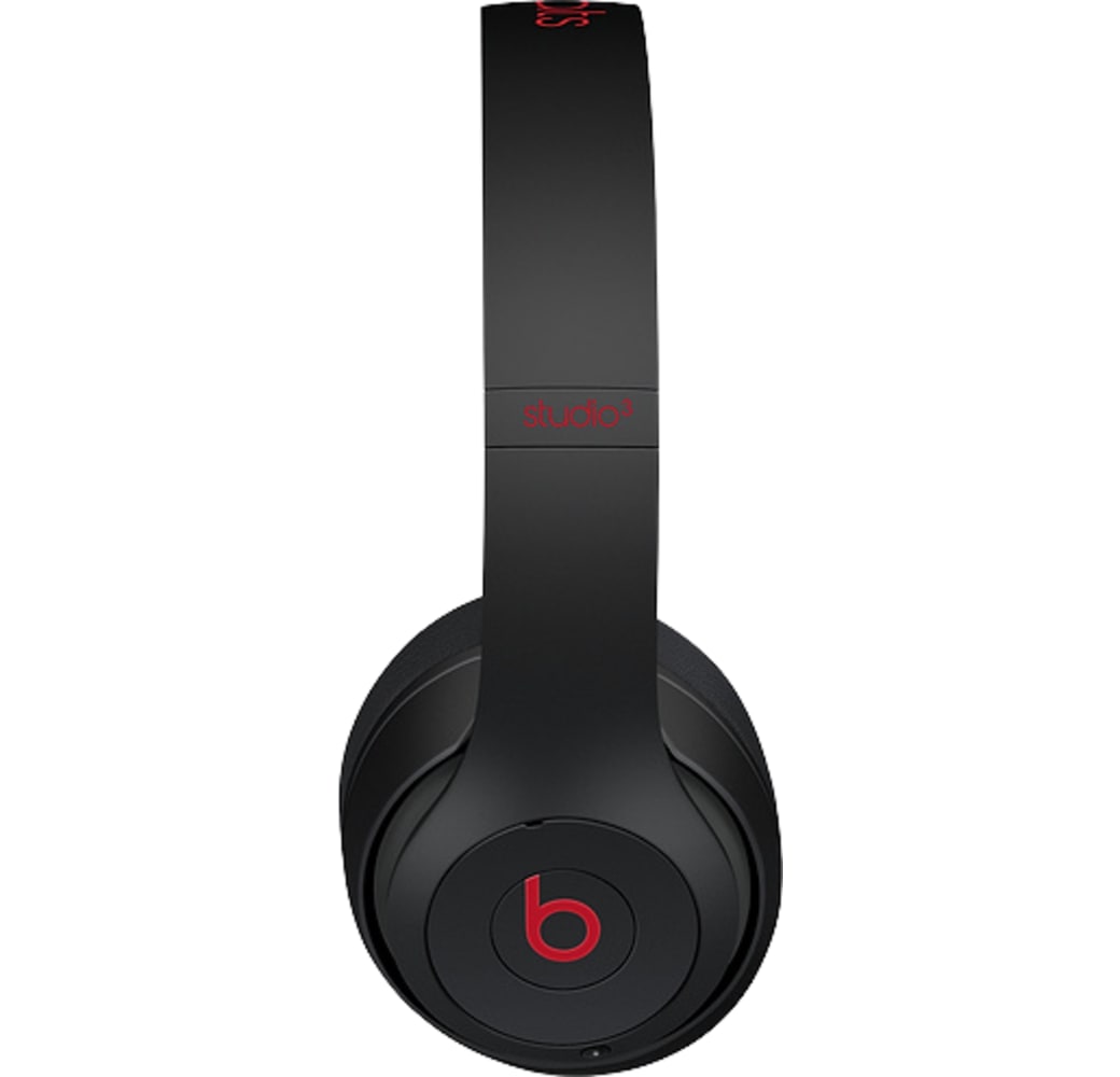 Klassiek rood/zwart Beats Studio3 ruisonderdrukking over-ear Bluetooth-hoofdtelefoon.2