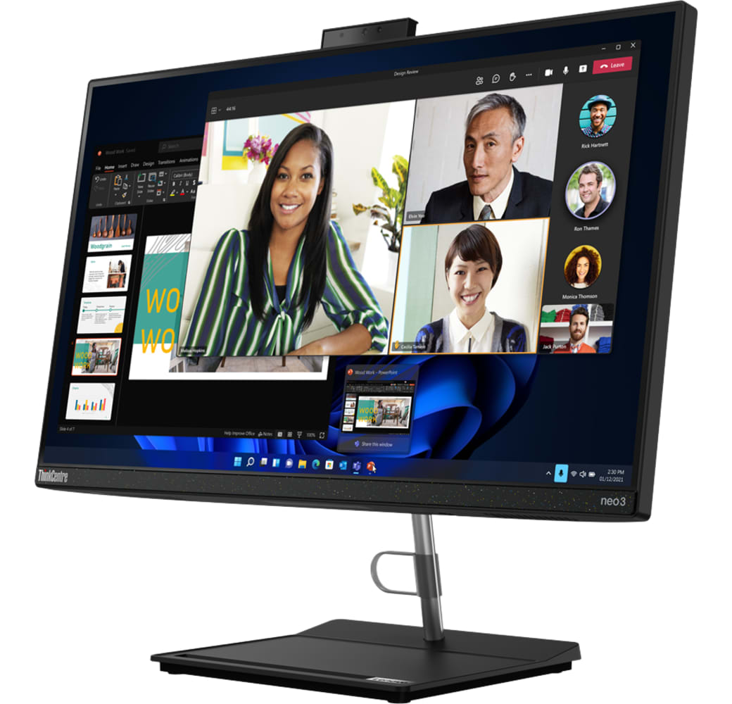 Negro Lenovo ThinkCentre neo 30a All-in-One - Intel® Core™ i3-1215U - 8GB - 256GB SSD - Intel® UHD Graphics.3