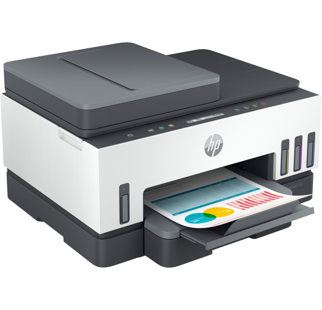 White HP Smart Tank 7305 AiO Printer .2