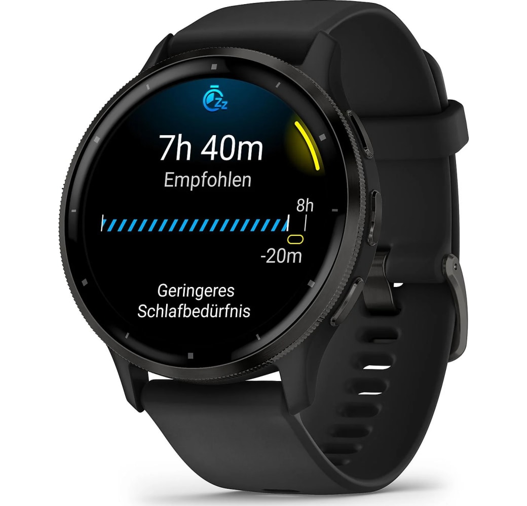 Black Garmin VENU® 3 Smartwatch, Fiber reinforced polymer case, 45mm.1