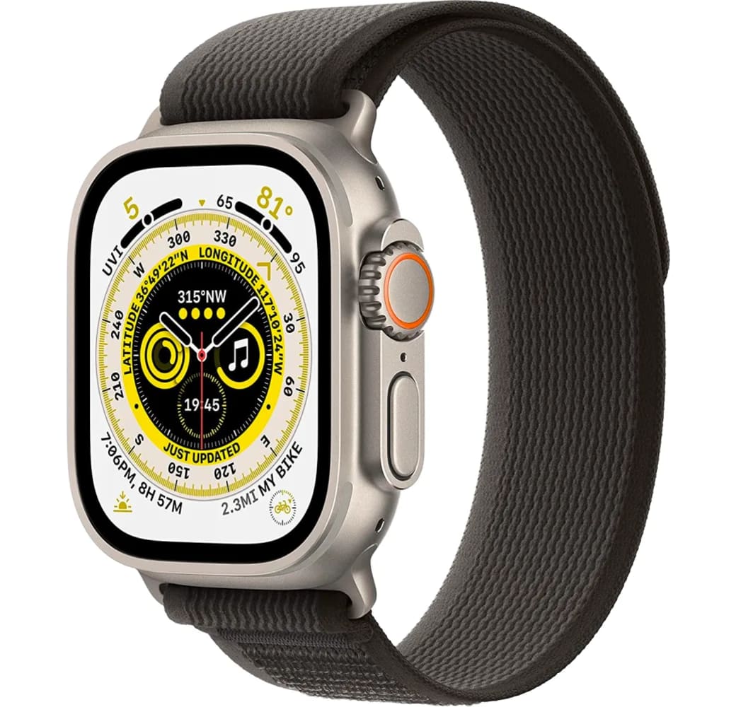 Schwarz/Grau Apple Watch Ultra GPS + Cellular, Titangehäuse, 49 mm.1