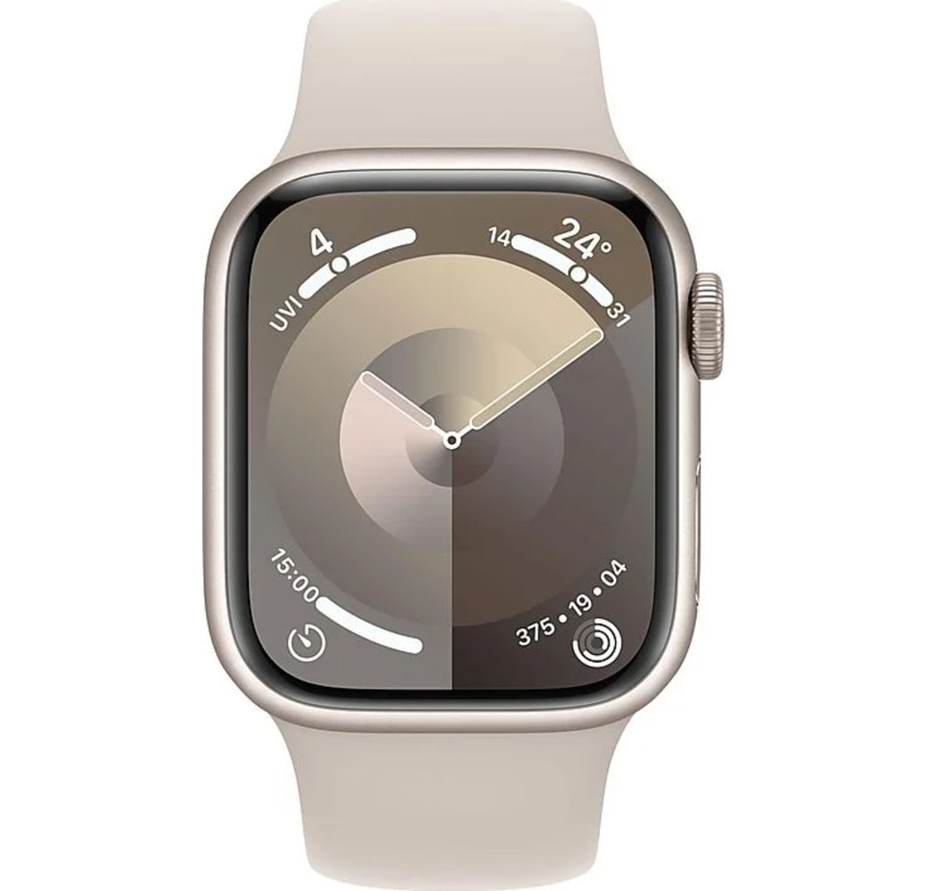 Blanco estrella Apple Watch Series 9 GPS + Celular, correa de aliminio, , 45 mm.2