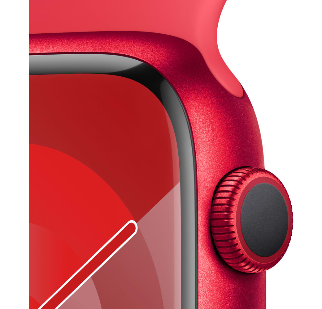 (Product)Red Apple Watch Series 9 GPS, Aluminiumgehäuse, 45 mm.3