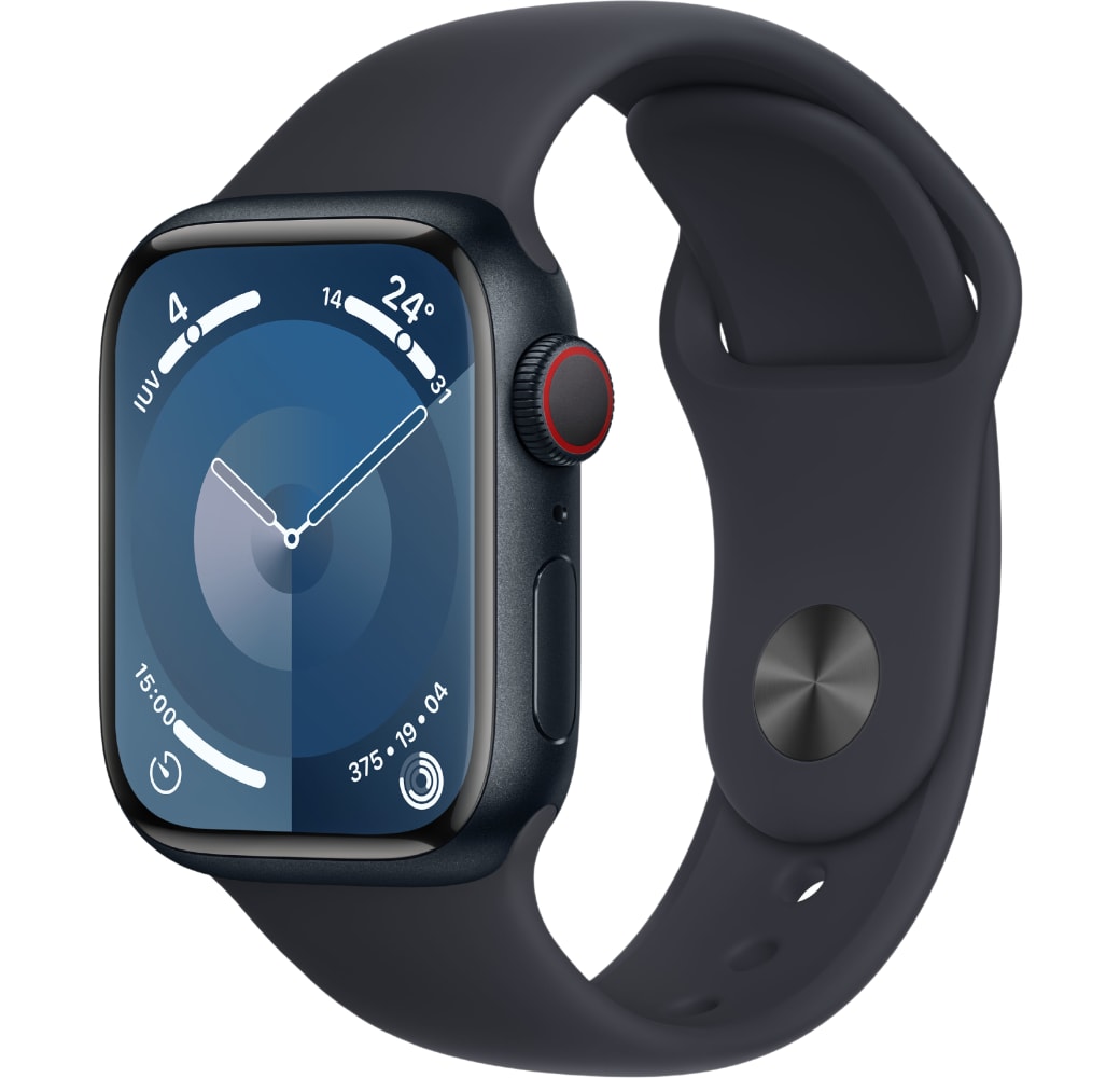 Mitternacht Apple Watch Series 9 GPS + Cellular, Aluminiumgehäuse, 41 mm.1