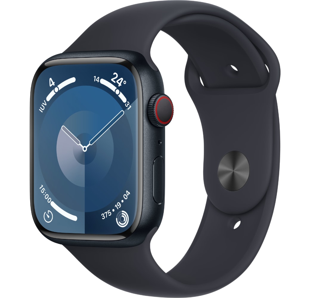 Midnight Apple Watch Series 9 GPS + Cellular, Aluminium Case, 45mm.1