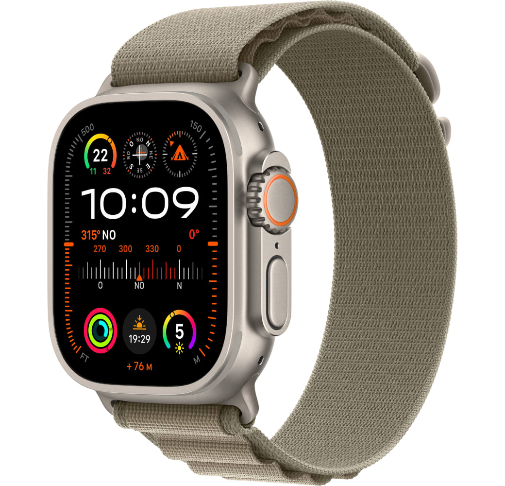 Aceituna Apple Watch Ultra 2 GPS + Celular, correa de titanio, 49 mm.1