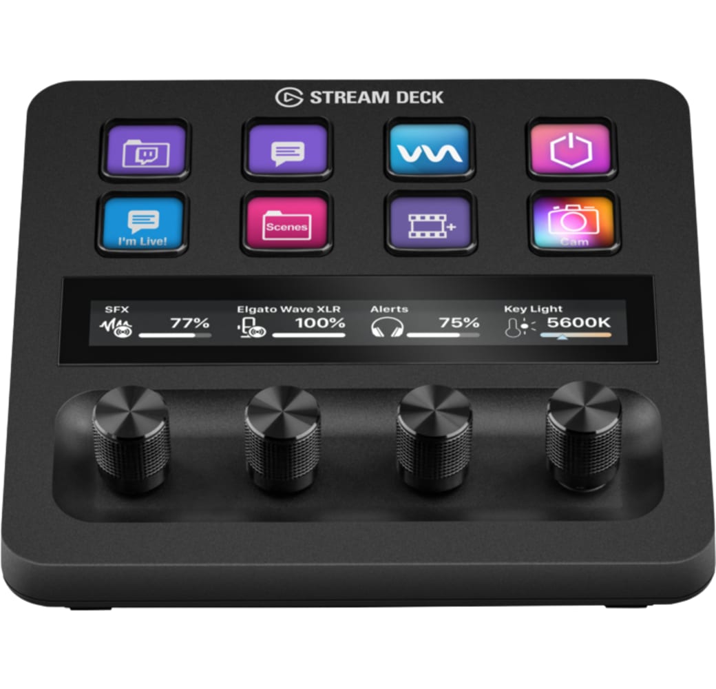 Schwarz Elgato Stream Deck +.2