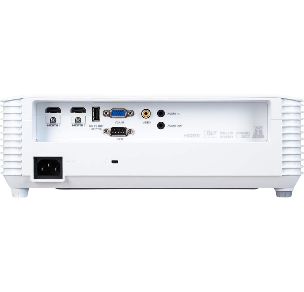 White Acer H6523ABDP DLP Projector - Full HD.5