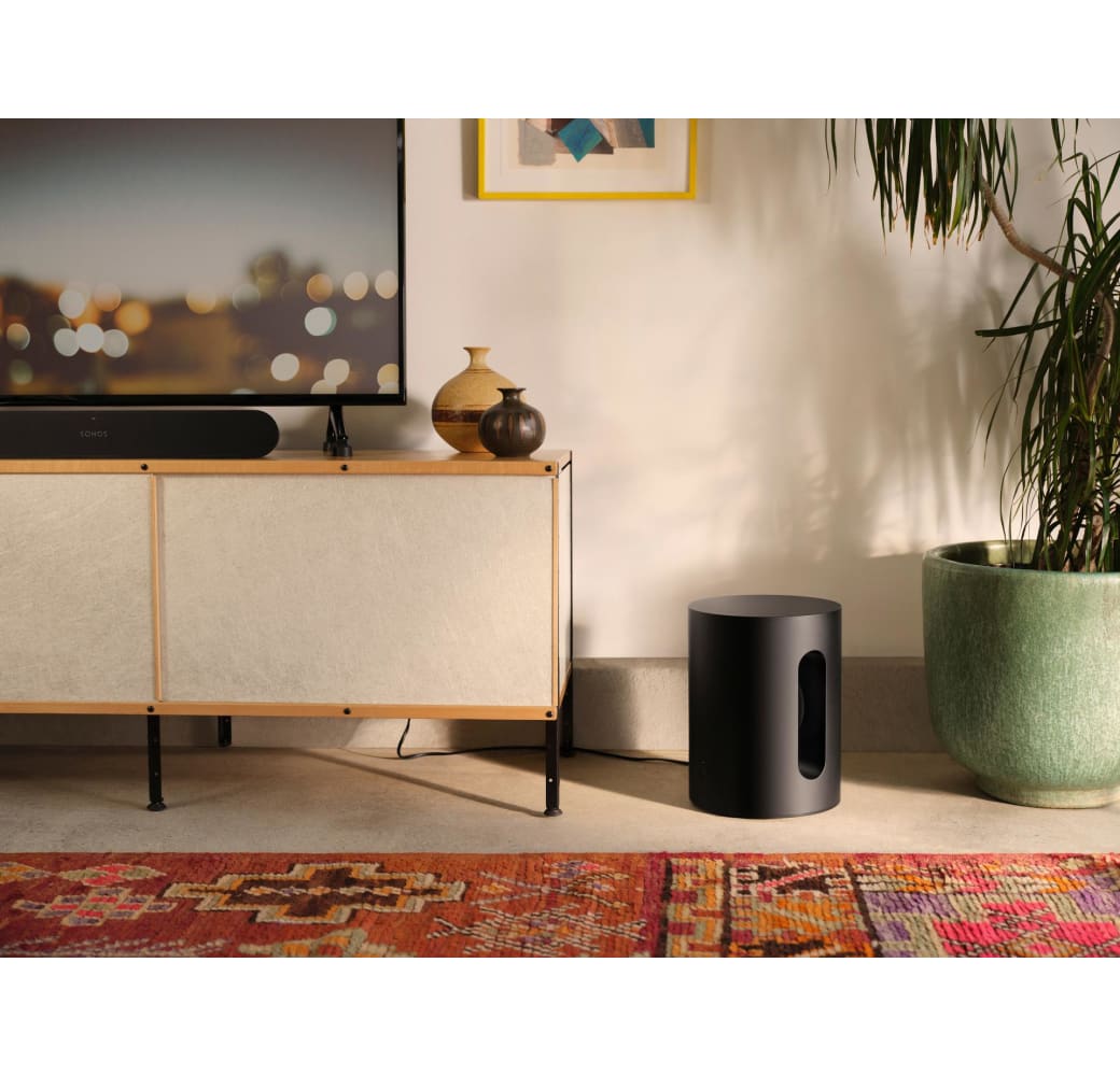 Schwarz Sonos Sub Mini.4